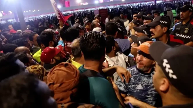 
					A Fire Breaks Out In A Qatar Stadium Just Hours Before The World Cup Final Kickoff