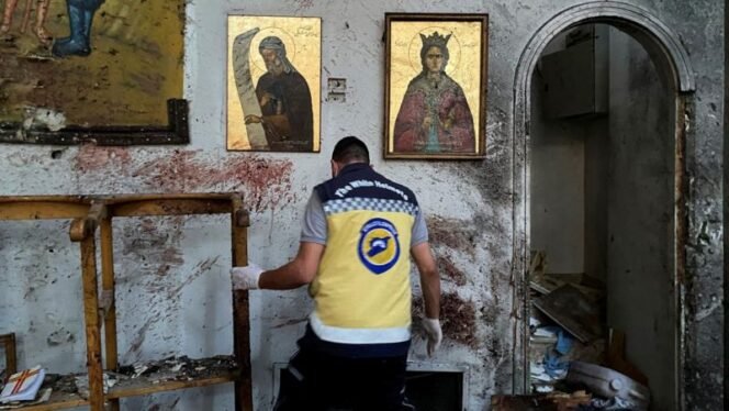 
					Suicide Bombarding at Damascus Church Slaughters 25, Syrian Specialists Say