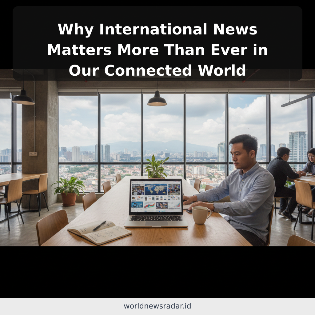 Why International News Matters More Than Ever in Our Connected World ilustrasi