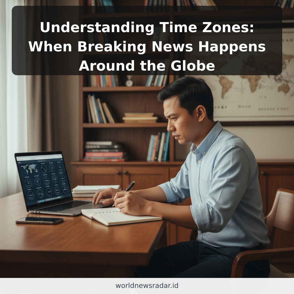 Understanding Time Zones: When Breaking News Happens Around the Globe ilustrasi