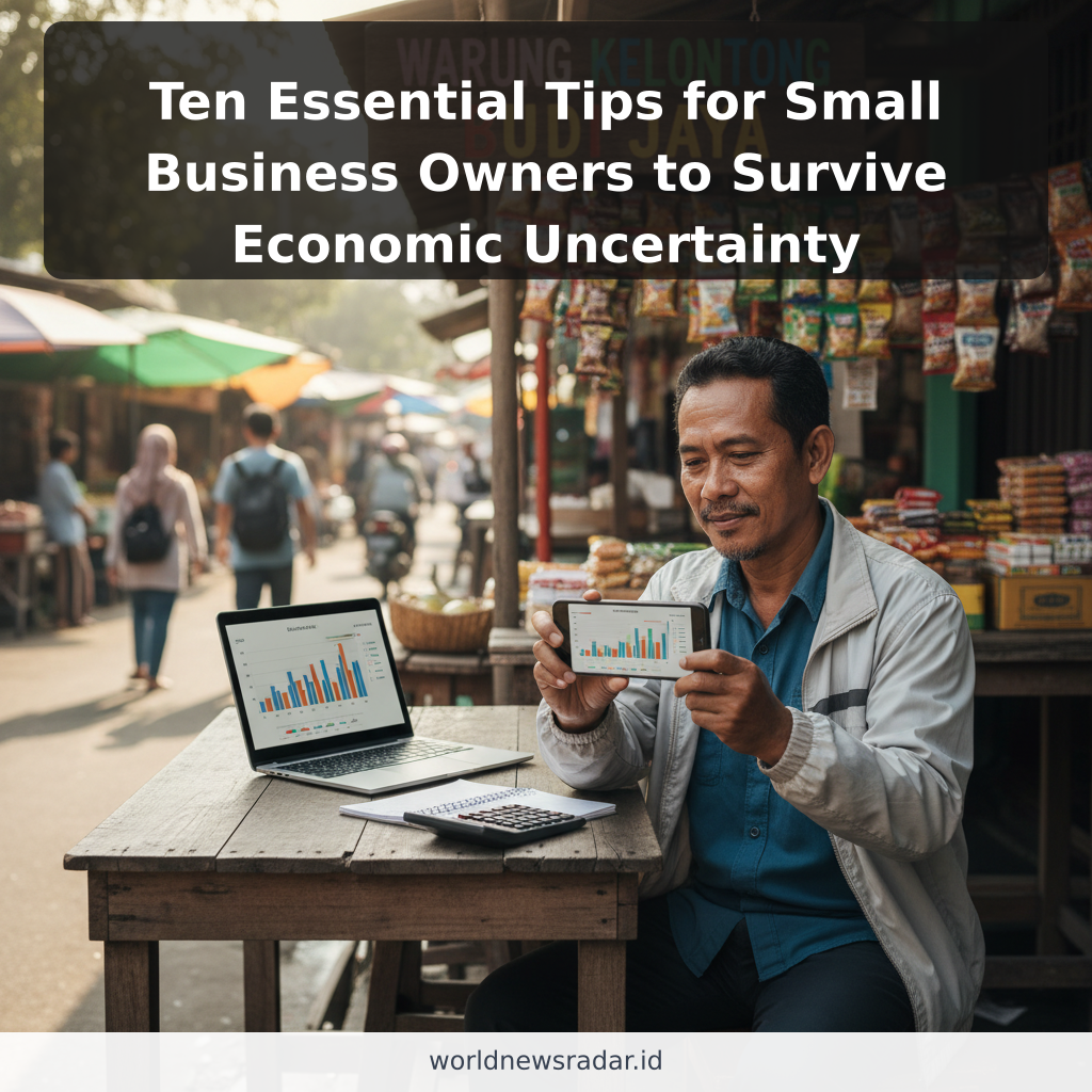 Ten Essential Tips for Small Business Owners to Survive Economic Uncertainty ilustrasi