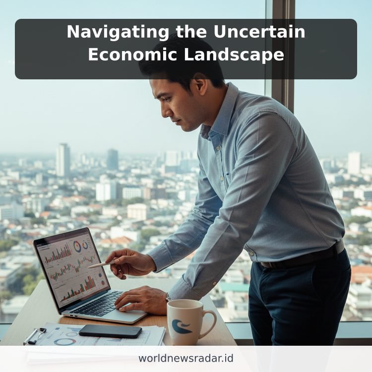 Navigating the Uncertain Economic Landscape ilustrasi