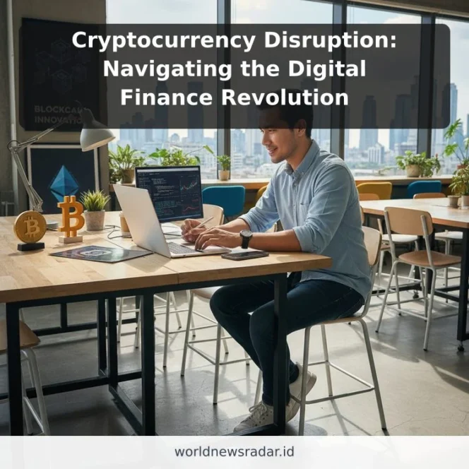 
					Cryptocurrency Disruption: Navigating the Digital Finance Revolution