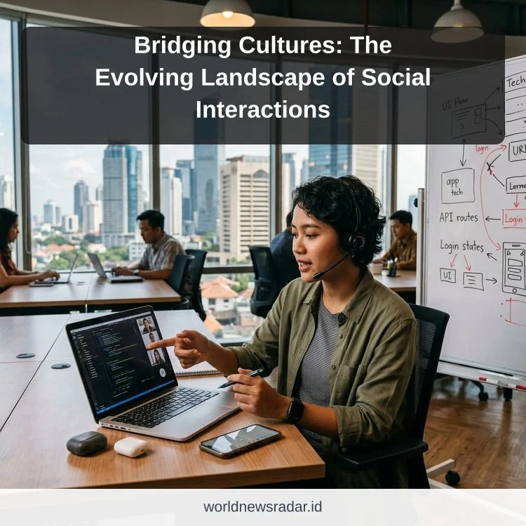 Bridging Cultures: The Evolving Landscape of Social Interactions ilustrasi