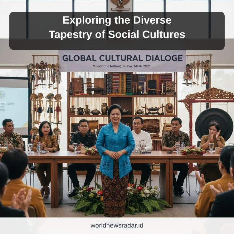 Exploring the Diverse Tapestry of Social Cultures ilustrasi