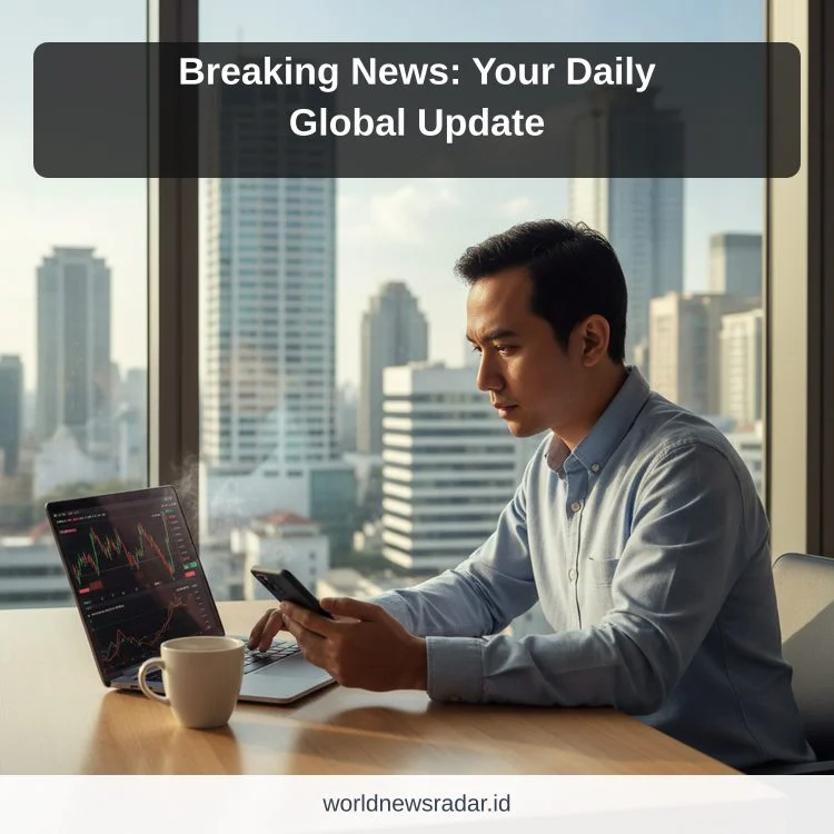 Breaking News: Your Daily Global Update ilustrasi