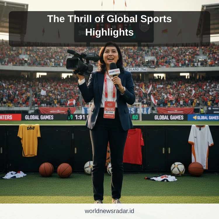 The Thrill of Global Sports Highlights ilustrasi
