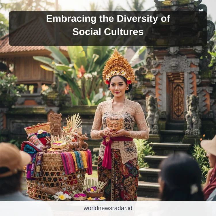 Embracing the Diversity of Social Cultures ilustrasi