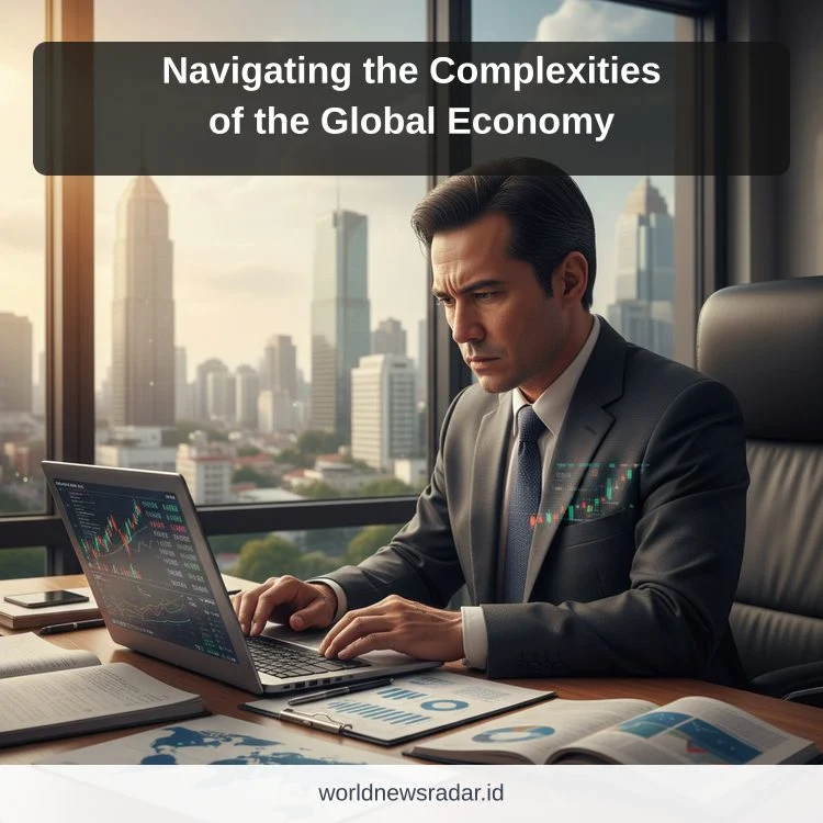 Navigating the Complexities of the Global Economy ilustrasi