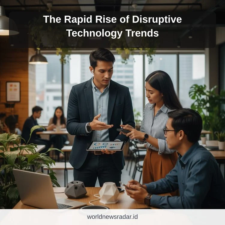 Ilustrasi world news - The Rapid Rise of Disruptive Technology Trends